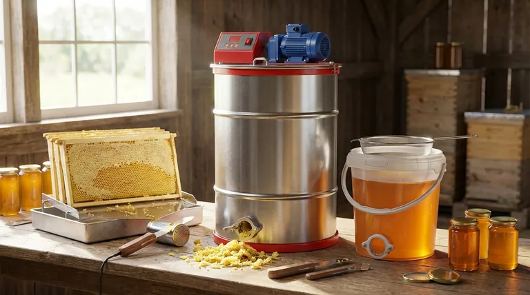 꿀을 가공하는 데 필요한 장비는 무엇인가요? 모든 규모의 운영을 위한 완벽 가이드