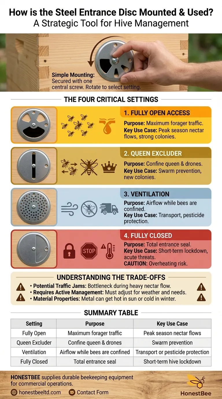 ¿Cómo se monta el disco de entrada de acero? Una guía sencilla para la gestión estratégica de la colmena Guía Visual