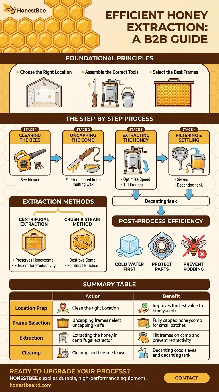 Was sind einige Tipps für eine effiziente Honigernte? Steigern Sie Ihren Ernteertrag & Qualität Visuelle Anleitung