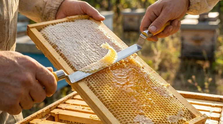 Comment utiliser un couteau froid pour désoperculer les cadres de miel ? Maîtriser le mouvement de sciage pour une récolte nette