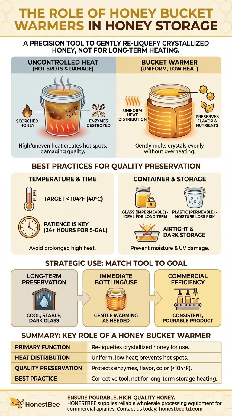 蜂蜜桶加热器在蜂蜜储存中扮演什么角色？商业养蜂人的关键工具 图解指南