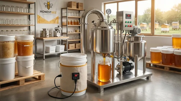 蜂蜜桶加热器在蜂蜜储存中扮演什么角色?商业养蜂人的关键工具