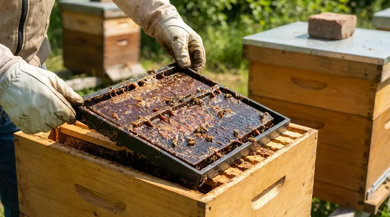 كيف يمكن حصاد البروبوليس من خلية النحل؟ دليل مربي النحل لجمع فعال ونظيف