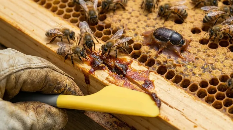 What role does propolis play in the hive? The Dual-Purpose Secret to Beehive Health
