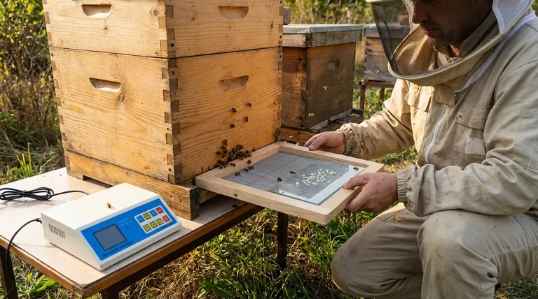 Come viene tipicamente raccolta la veleno d'api utilizzando il metodo elettro-shock? Una guida alla raccolta efficiente e non letale