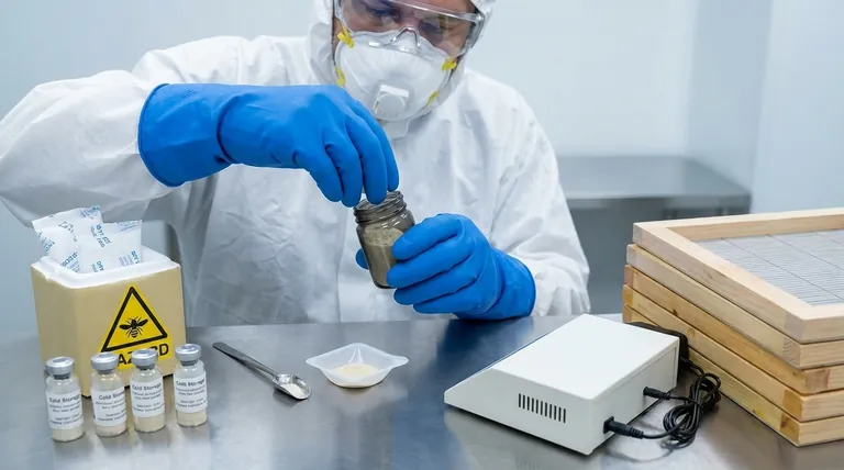 Quelles sont les précautions à prendre lors de la manipulation du venin d'abeille séché ? Protocoles de sécurité essentiels pour les apiculteurs