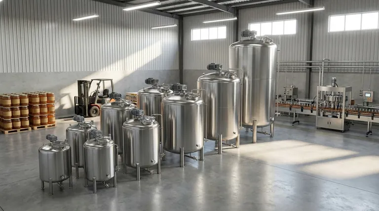 What sizes are available for mixing tanks? Find the Perfect Fit for Your Honey Production Scale