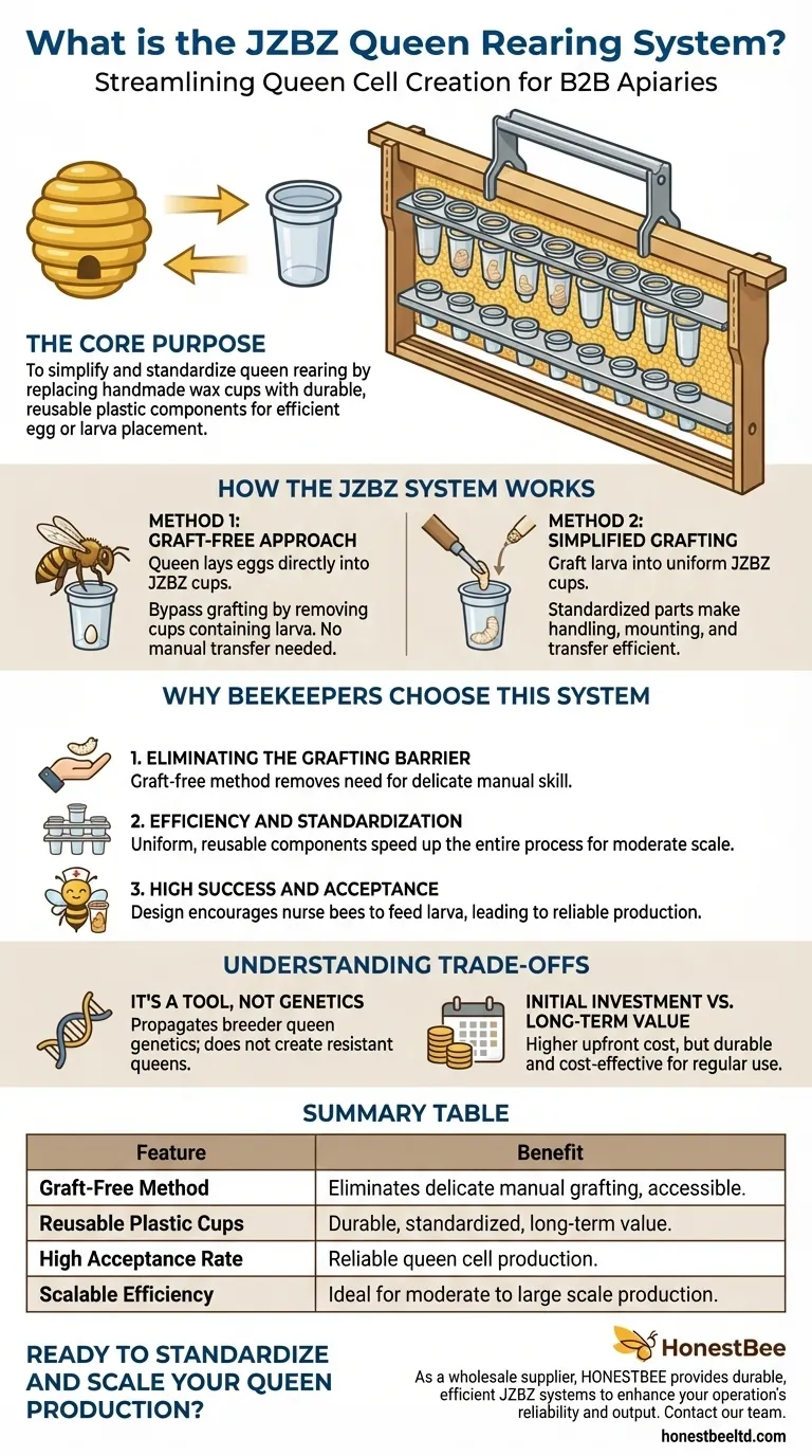Что такое система JZBZ в пчеловодстве для вывода маток? Беспрививочный метод для надежного производства маток Визуальное руководство