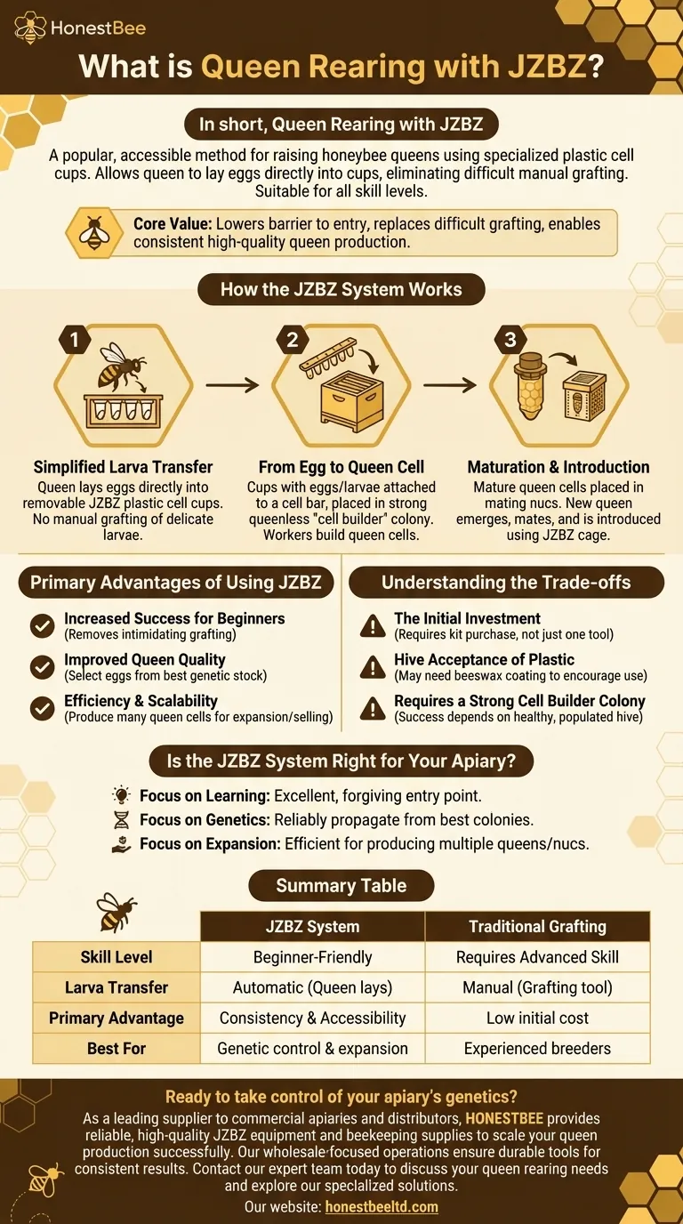 What is Queen Rearing with JZBZ? A Beginner-Friendly Method for Better Bees Visual Guide