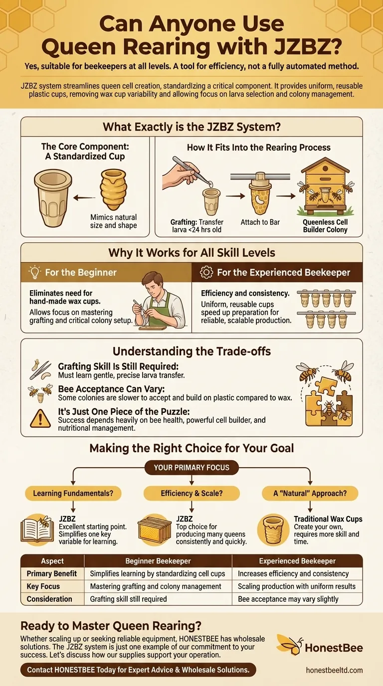 Can anyone use Queen Rearing with JZBZ? A Beginner-Friendly System for All Beekeepers Visual Guide