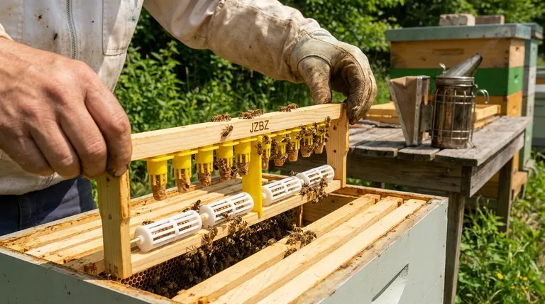 How long does it take for a queen to develop using JZBZ? A 16-Day Guide for Beekeepers