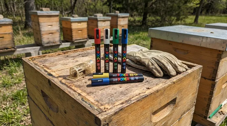 What should be done if a marked queen flies away? A Beekeeper's Guide to Calm Recovery