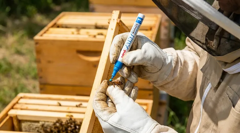 What are the three methods to immobilize a queen bee for marking? A Guide for Safe & Effective Handling