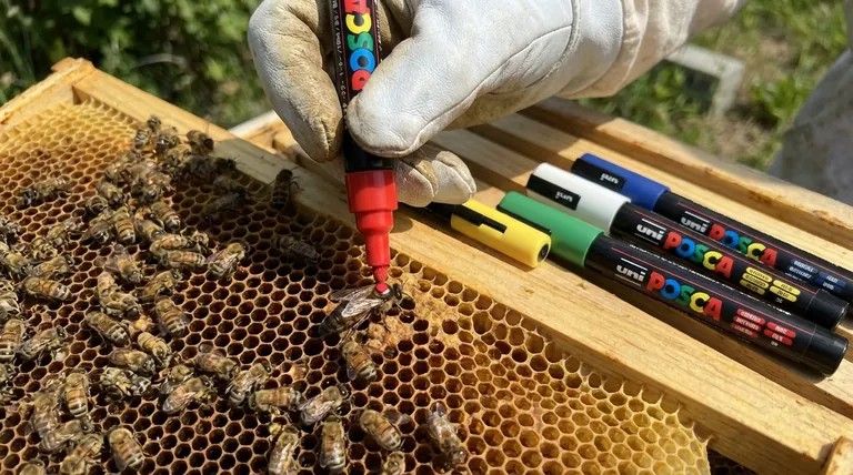 여왕벌을 표시하는 목적은 무엇인가요? 즉각적인 식별로 벌통 관리를 향상시키세요