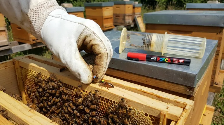ما الذي يجب فعله بعد وضع علامة على ملكة النحل؟ ضمان عودة آمنة وانسجام الخلية