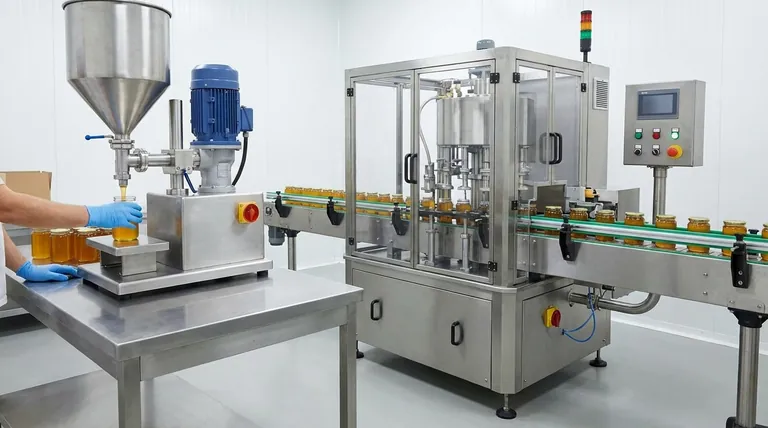 Каковы различия между полуавтоматическими и полностью автоматическими машинами для розлива меда? Руководство по выбору подходящей машины для вашей пасеки