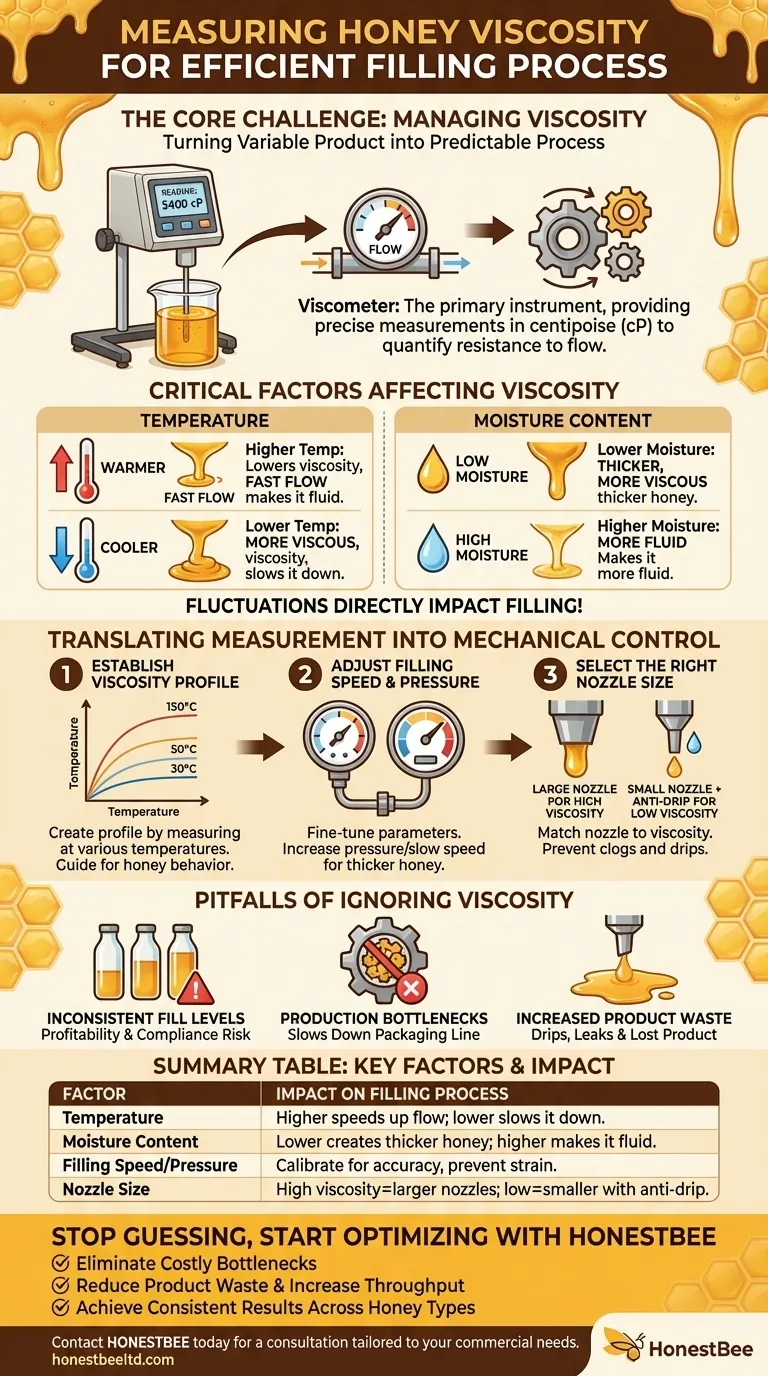 Welche Werkzeuge werden verwendet, um die Honigviskosität während des Abfüllprozesses zu messen? Optimieren Sie Ihre Honigabfüllanlage Visuelle Anleitung