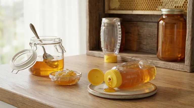 ما هي مميزات عبوات العسل؟ تصميم للراحة والحفظ طويل الأمد