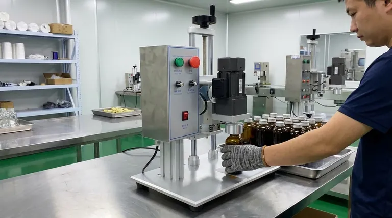 有哪些不同类型的封盖机可供选择?为您的生产规模选择合适的机器