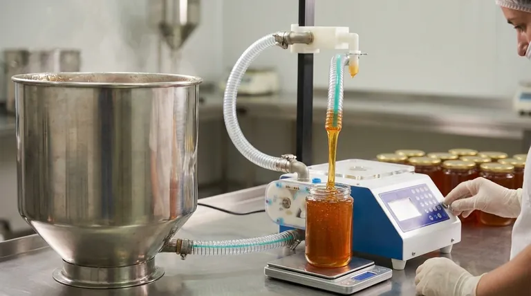 Какими функциями должна обладать машина для эффективной работы с вязкостью меда? Обеспечьте точное и чистое наполнение