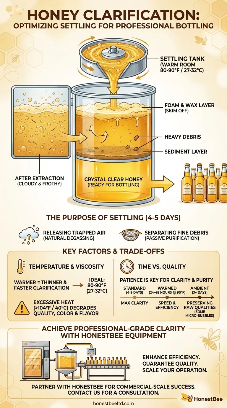 How long to let honey sit before bottling? A Guide to Perfectly Clear Honey Visual Guide