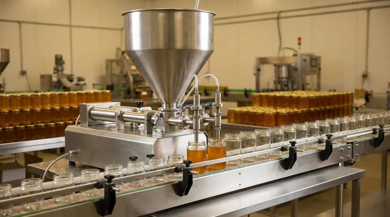 어떤 기능이 꿀 포장용 병 또는 용기 포장 기계를 적합하게 만드나요? 점도 및 순도에 최적화