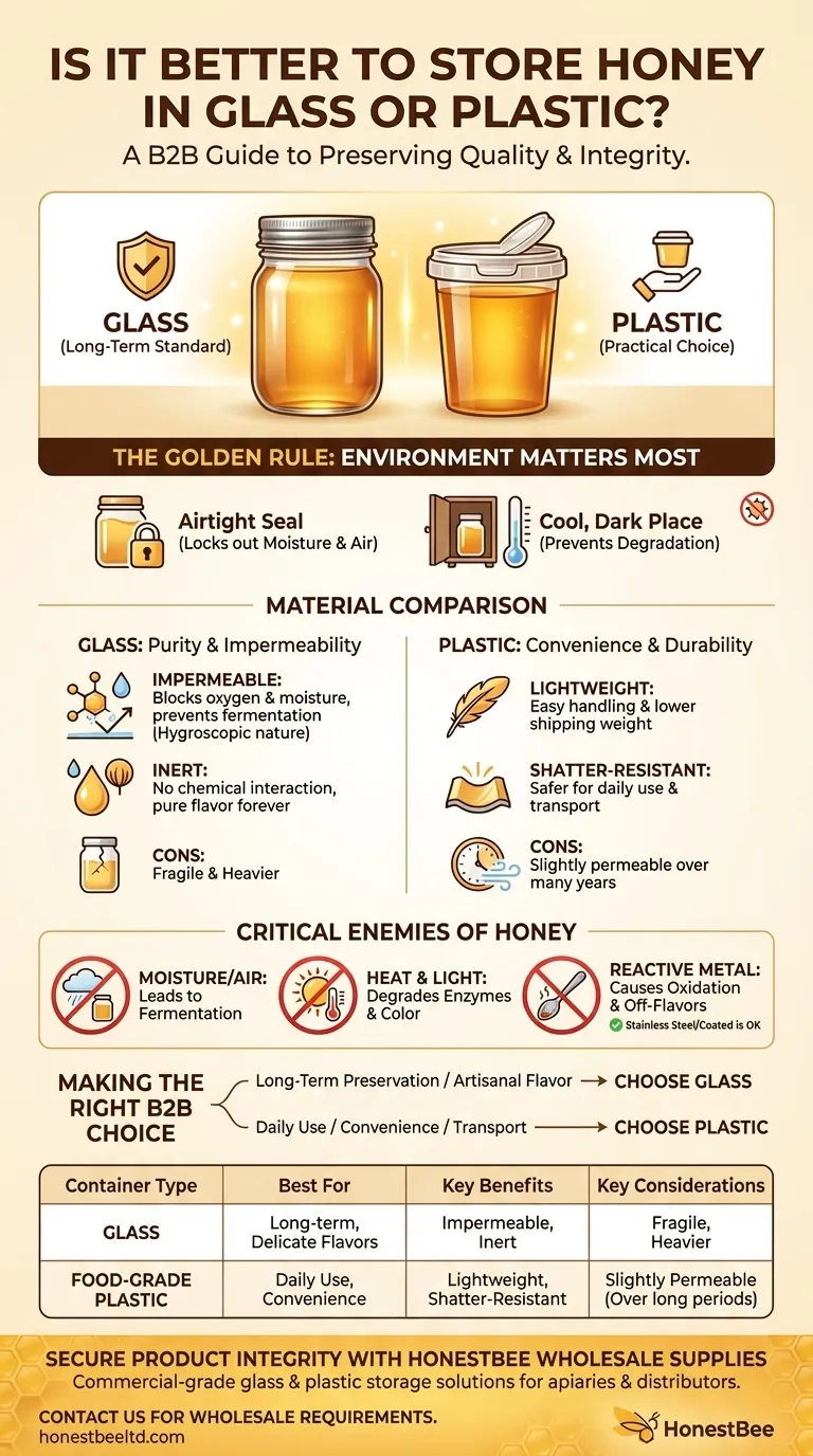 Is it better to store honey in glass or plastic? Maximize Honey Freshness and Purity Visual Guide