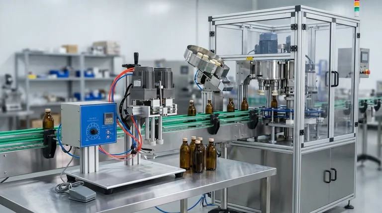 ¿Cuáles son las categorías de máquinas taponadoras de botellas? Elija la automatización adecuada para su línea