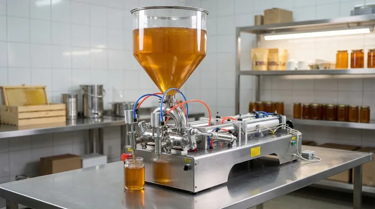 半自动灌装机有哪些优势?提高生产速度和多功能性