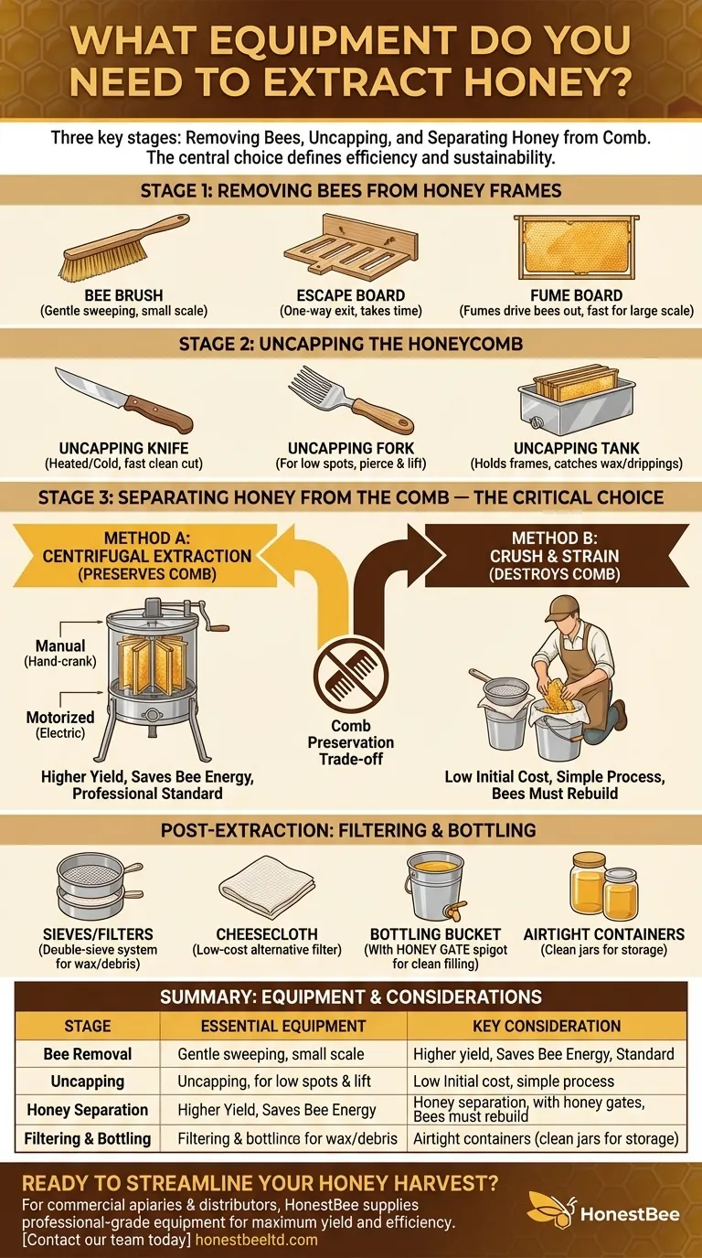 De quel équipement avez-vous besoin pour extraire le miel ? Un guide complet pour un apiculture efficace Guide Visuel