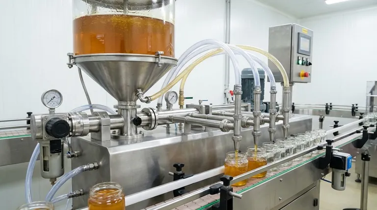 Comment fonctionne le système d'alimentation dans les machines de remplissage de miel automatisées ? Un guide sur la viscosité et le volume