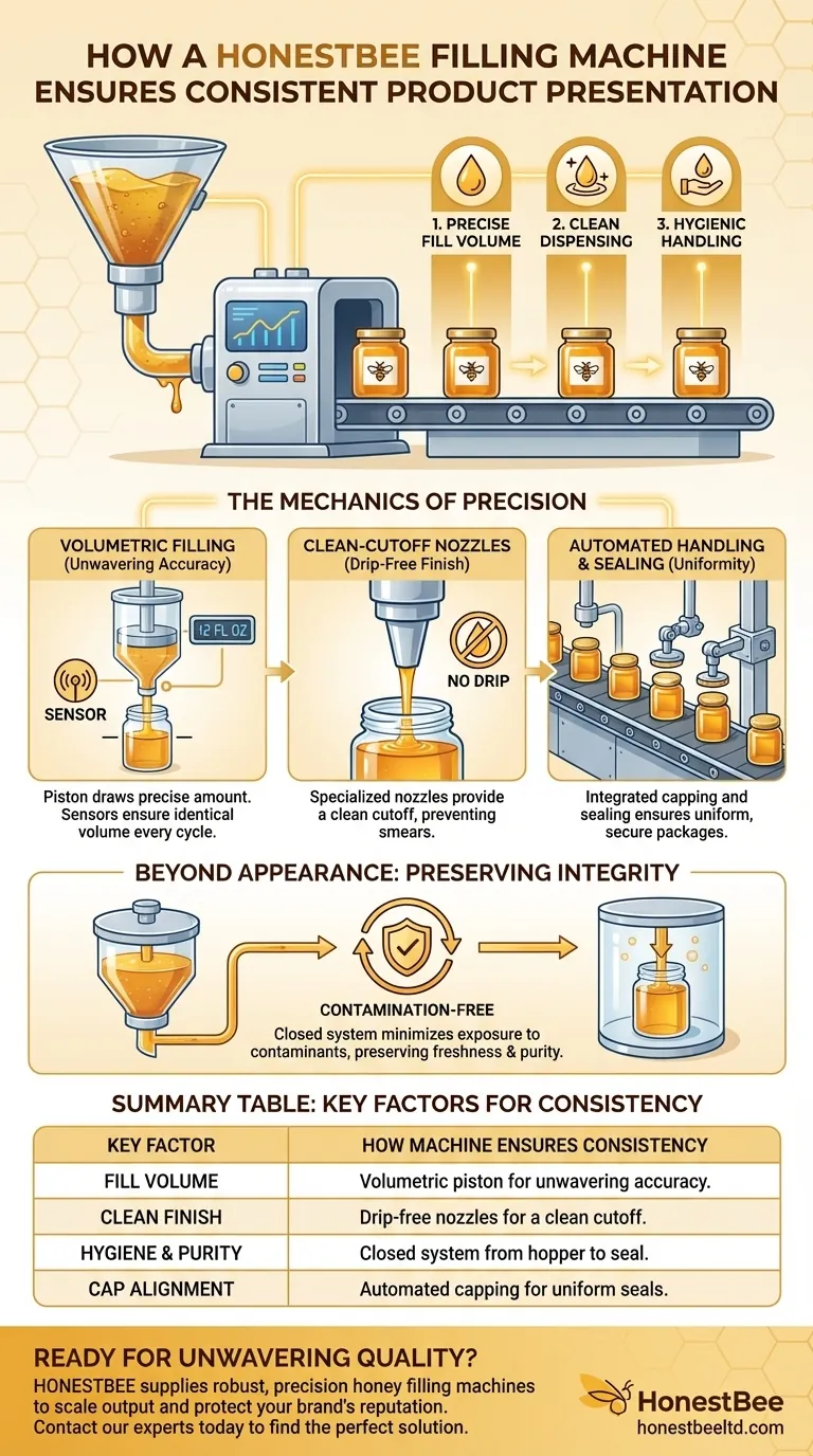 Как фасовочная машина для меда обеспечивает единообразие внешнего вида продукта? Достижение профессиональной отделки без капель Визуальное руководство