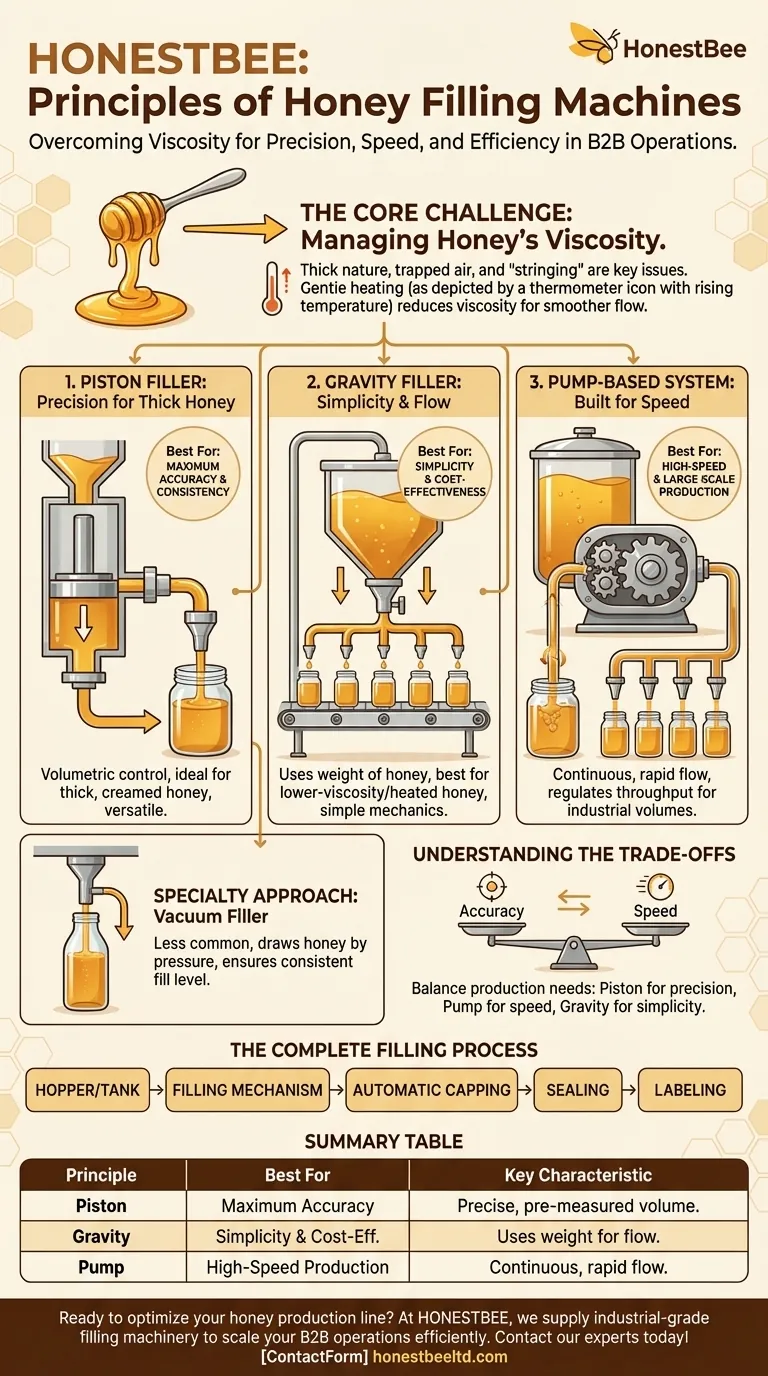What are the principles of honey filling machines? Optimize Your Production for High-Viscosity Honey Visual Guide