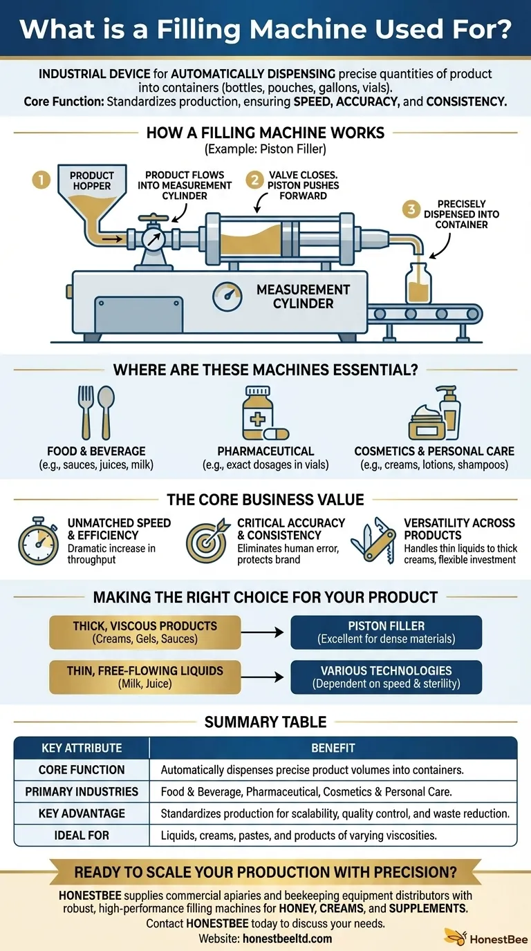 ¿Para qué se utiliza una máquina llenadora? Automatice su producción para mayor velocidad y precisión Guía Visual