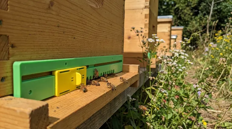 ¿Cómo beneficia a los apicultores el diseño deslizante del reductor de entrada? Logre el control definitivo de la colmena