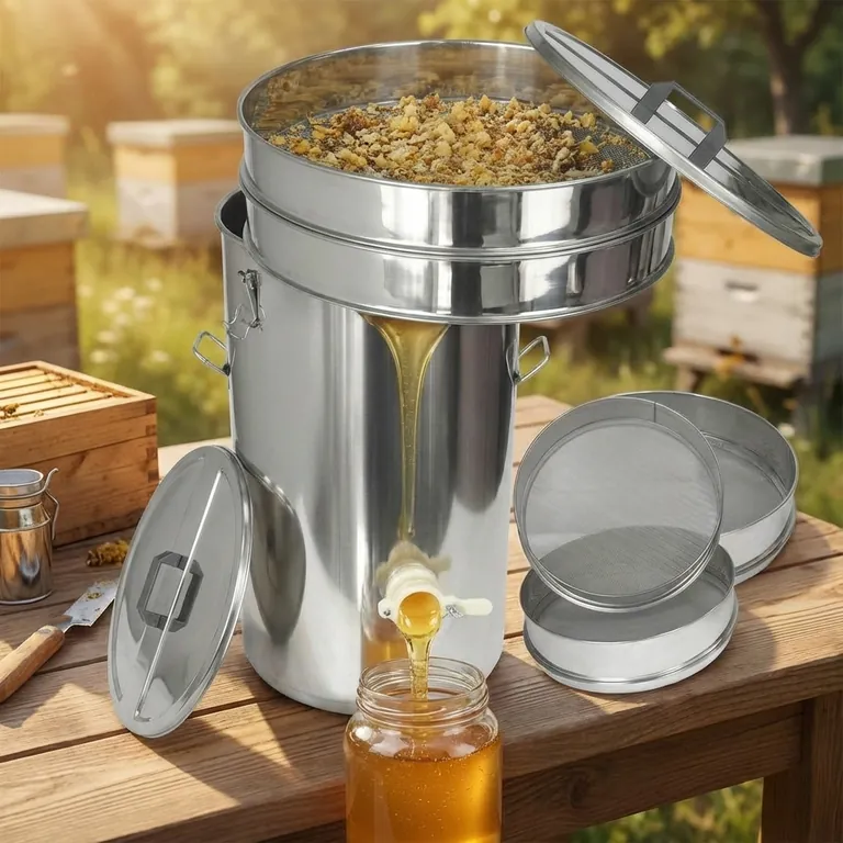 How can honey be filtered without heating it? Preserve Raw Honey's Natural Goodness