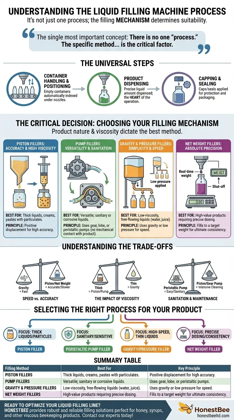 ¿Cuál es el proceso de una máquina de llenado de líquidos? Una guía para elegir el método de llenado adecuado Guía Visual