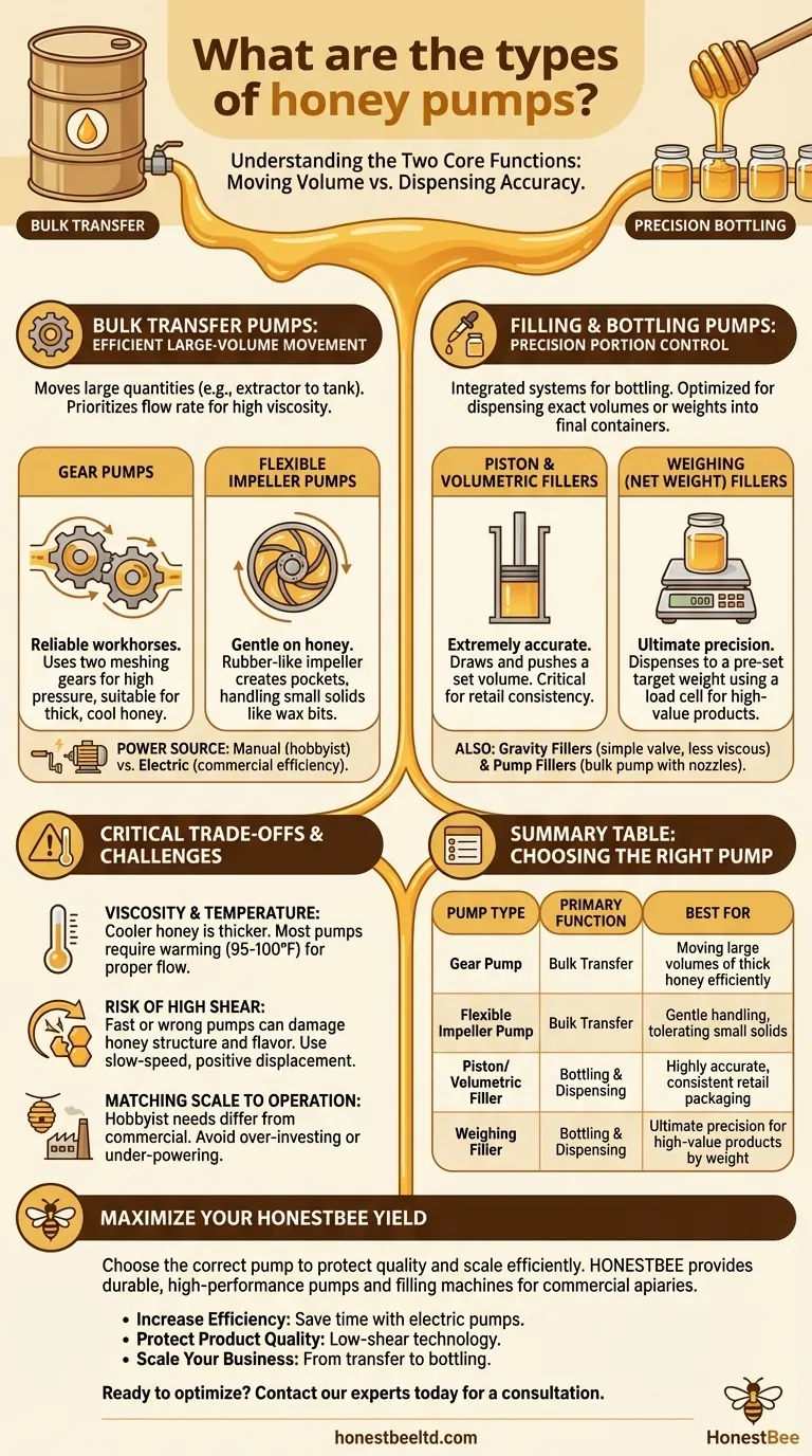 What are the types of honey pumps? Choose the Right Pump for Your Apiary Visual Guide