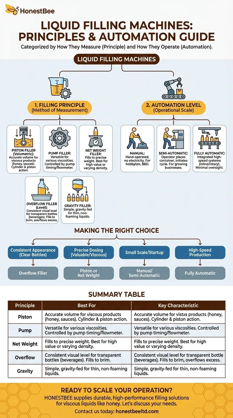 What are the different types of liquid filling machines? Find the Perfect Fit for Your Product's Viscosity & Speed Visual Guide