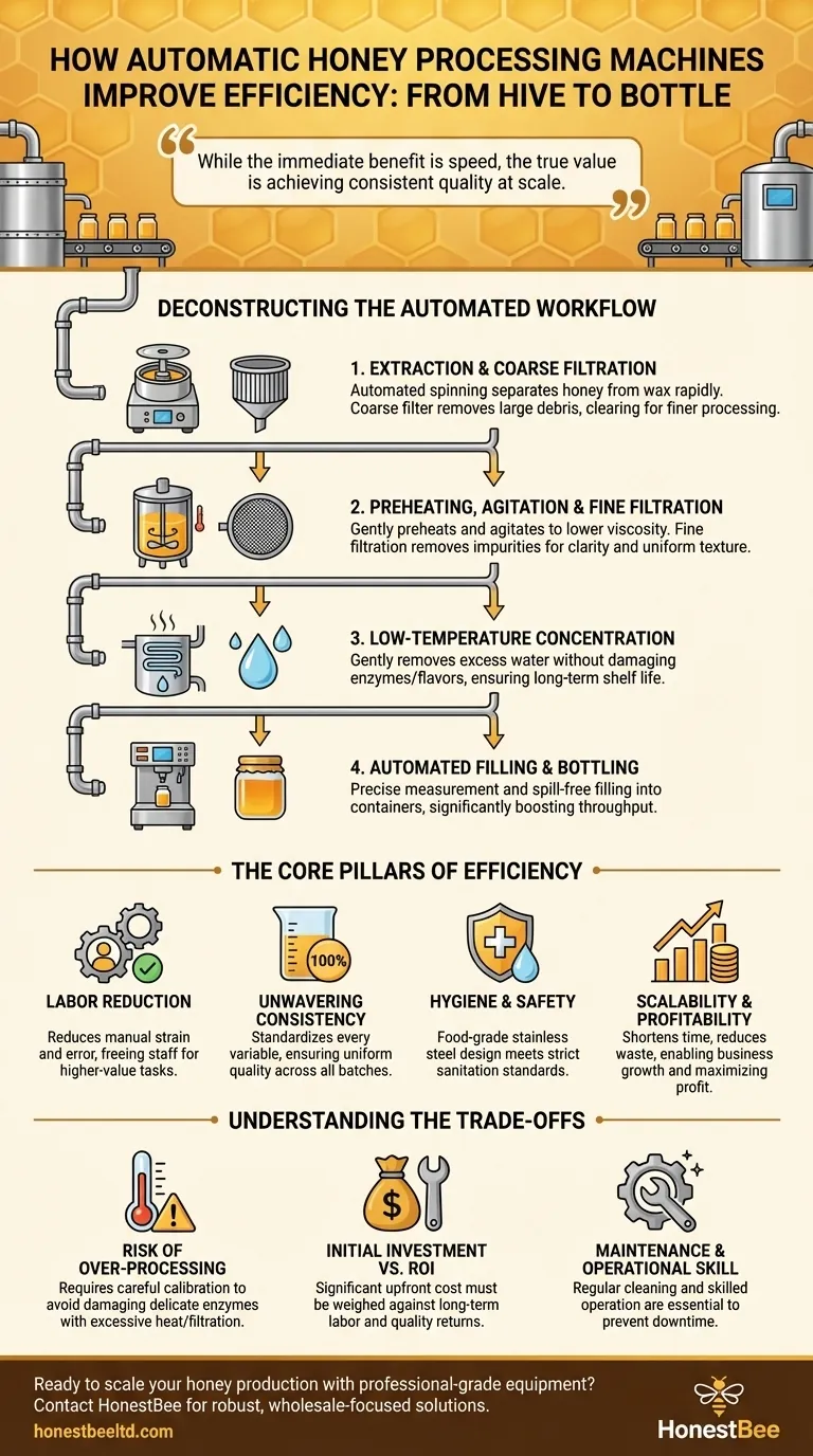 How do automatic honey processing machines improve efficiency? Boost Your Production Speed & Quality Visual Guide