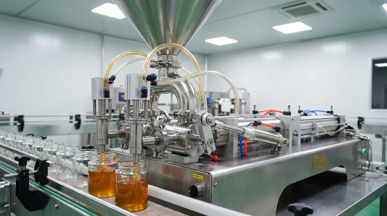 What type of pump is used with filling machines handling viscous liquids? Choose the Right Lobe Pump for Accuracy