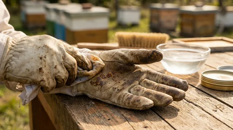 Why is regular cleaning important for beekeeping gloves? Protect Your Hives & Safety