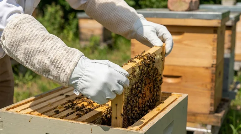 What are the key considerations for the fit of beekeeping gloves? Ensure Dexterity & Safety