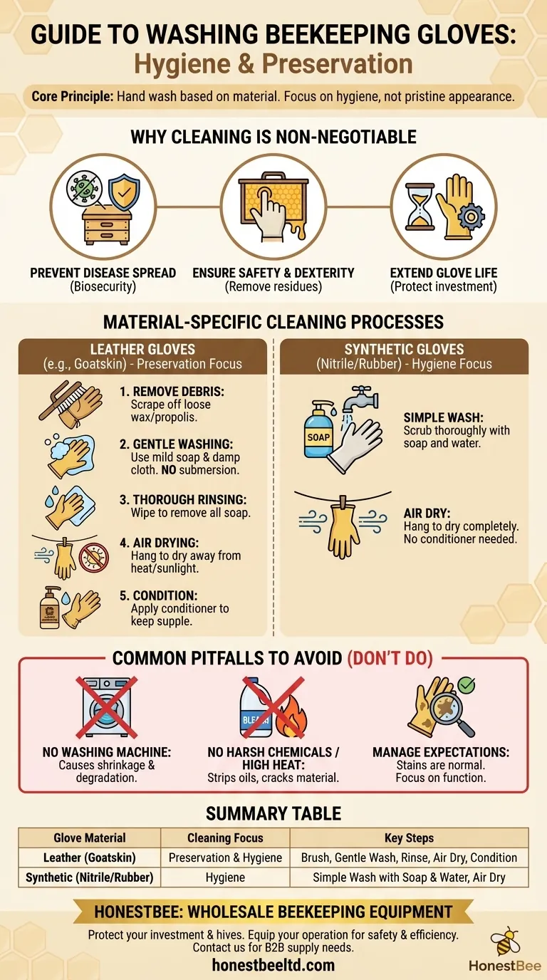 How can you wash beekeeping gloves? A Guide to Preserving Your Gear & Hive Health Visual Guide