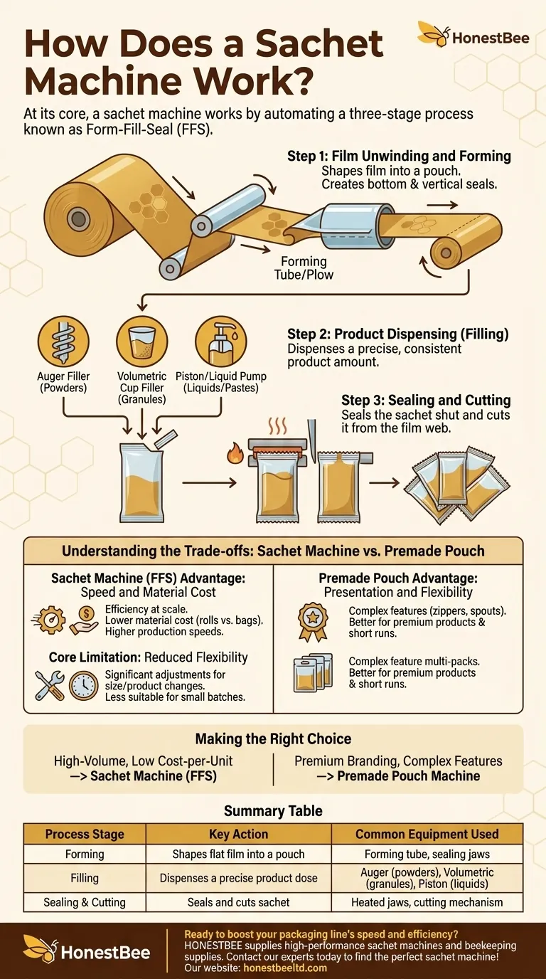 袋包装机是如何工作的？解密高速成型-填充-封口效率 图解指南