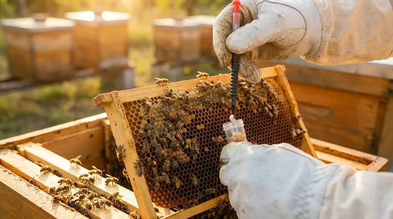 Как пчелы реагируют на привитых личинок, помещенных в колонию? Запуск инстинкта выращивания маток