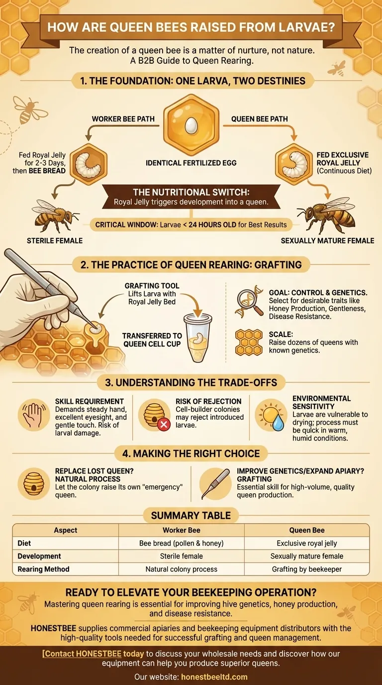 ¿Cómo se crían las abejas reina a partir de larvas? Domina el Arte de la Cría de Reinas Guía Visual