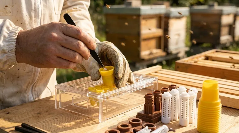 What are the stages involved in queen raising? A Guide to Controlled, High-Quality Queen Production