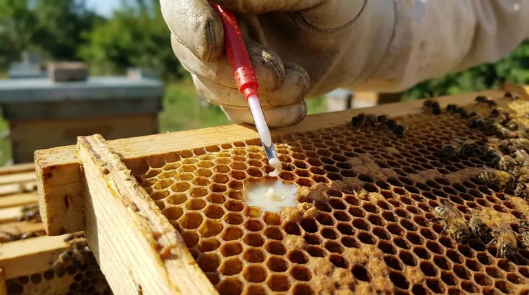 What are the characteristics of larvae suitable for grafting? Master Queen Rearing with the Perfect Larva