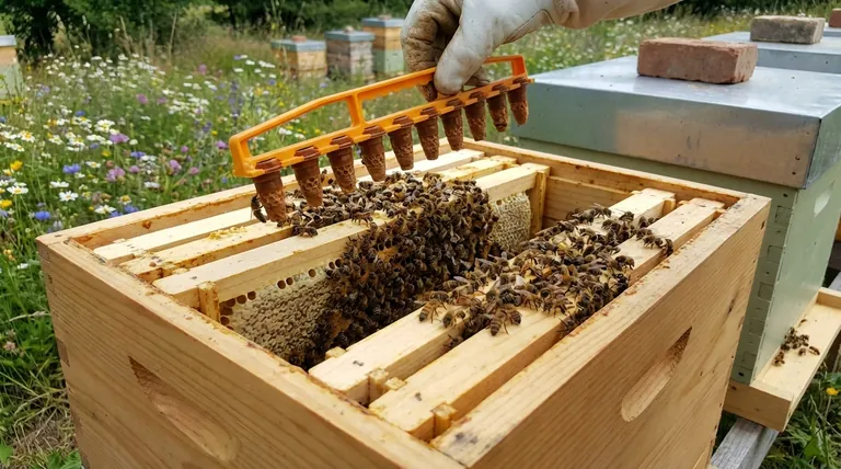 Каковы условия пускового улья после прививки личинок?